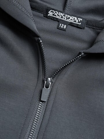 4PRESIDENT Zip-Up Hoodie 'Mia' in Grey