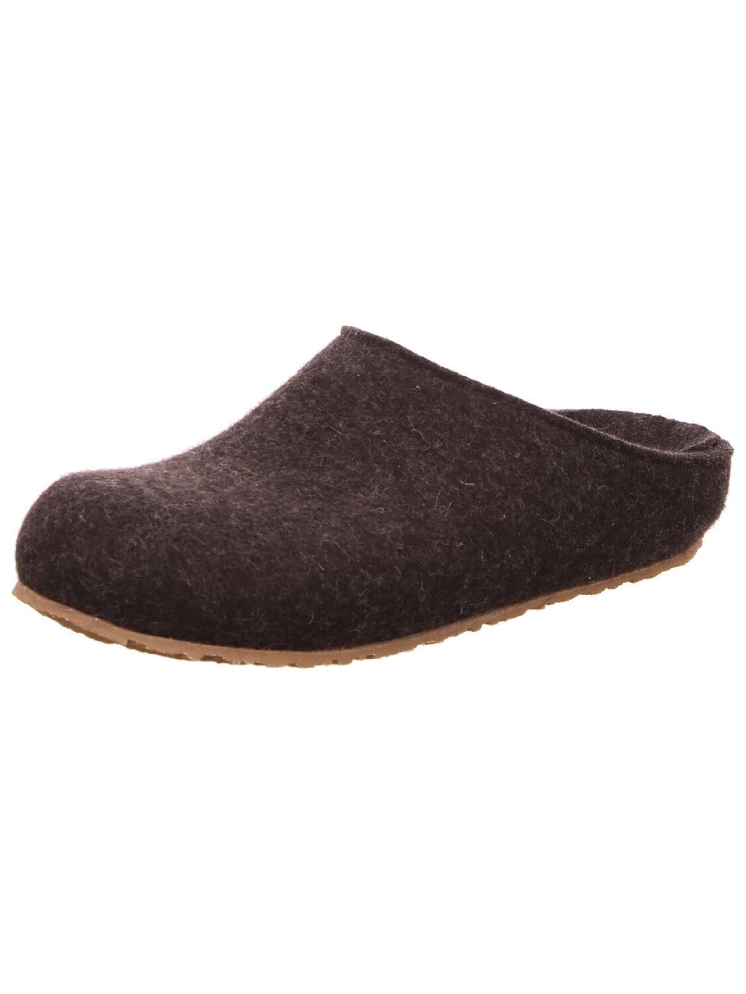 HAFLINGER - Zapatillas de casa '711033 377' en gris: frente