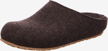 Pantoufle '711033 377' HAFLINGER en gris : devant
