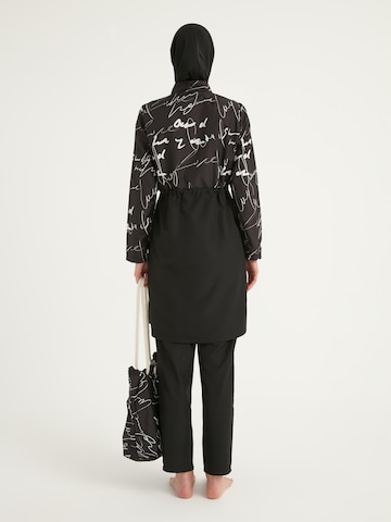 Riva Mera by Marina High neck Baddräkt i svart