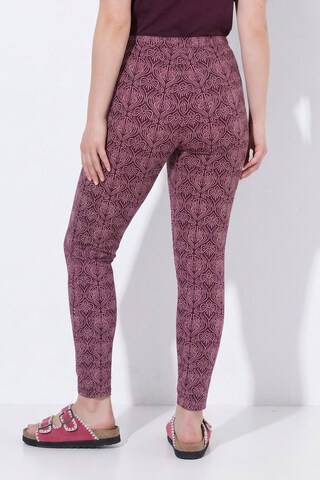 Ulla Popken Skinny Leggings in Rot