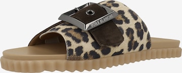 Mule 'Frankie' Voile blanche en beige : devant