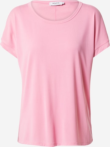 T-shirt 'Fenya' MSCH COPENHAGEN en rose : devant