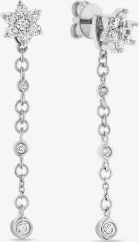 JETTE Earrings in Silver: front