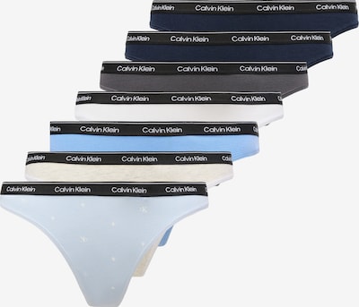 Siaurikės iš Calvin Klein Underwear, spalva – kremo / šviesiai mėlyna / tamsiai pilka / balta, Prekių apžvalga