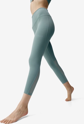 Born Skinny Leggings ' Karma ' in Groen: voorkant