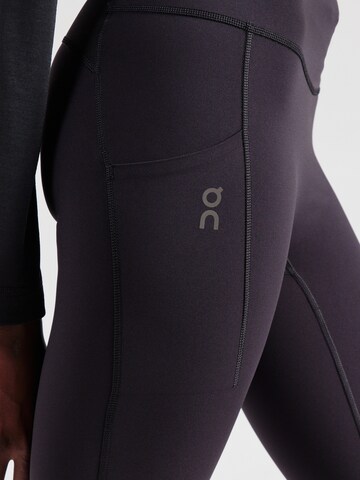 Skinny Pantalon de sport On en noir
