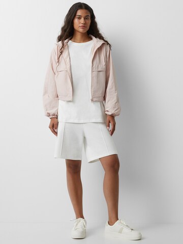 Veste mi-saison Pull&Bear en rose