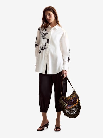 Desigual Bluzka w kolorze biały