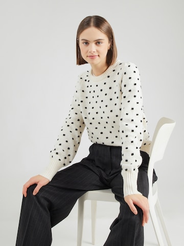 QS Pulóver - bézs: elől