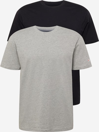 Tricou Champion Authentic Athletic Apparel pe gri amestecat / negru, Vizualizare produs