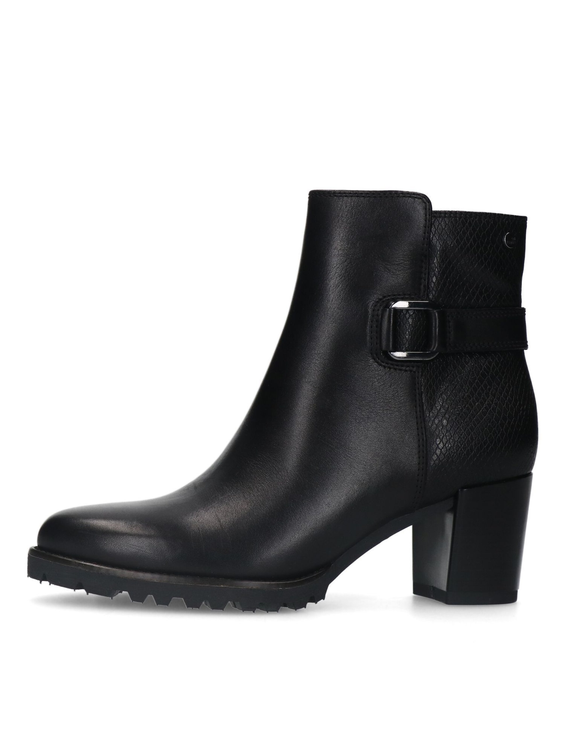 MANFIELD Ankle Boots in Black: front