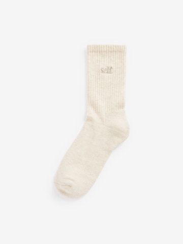 self. Socks in Beige