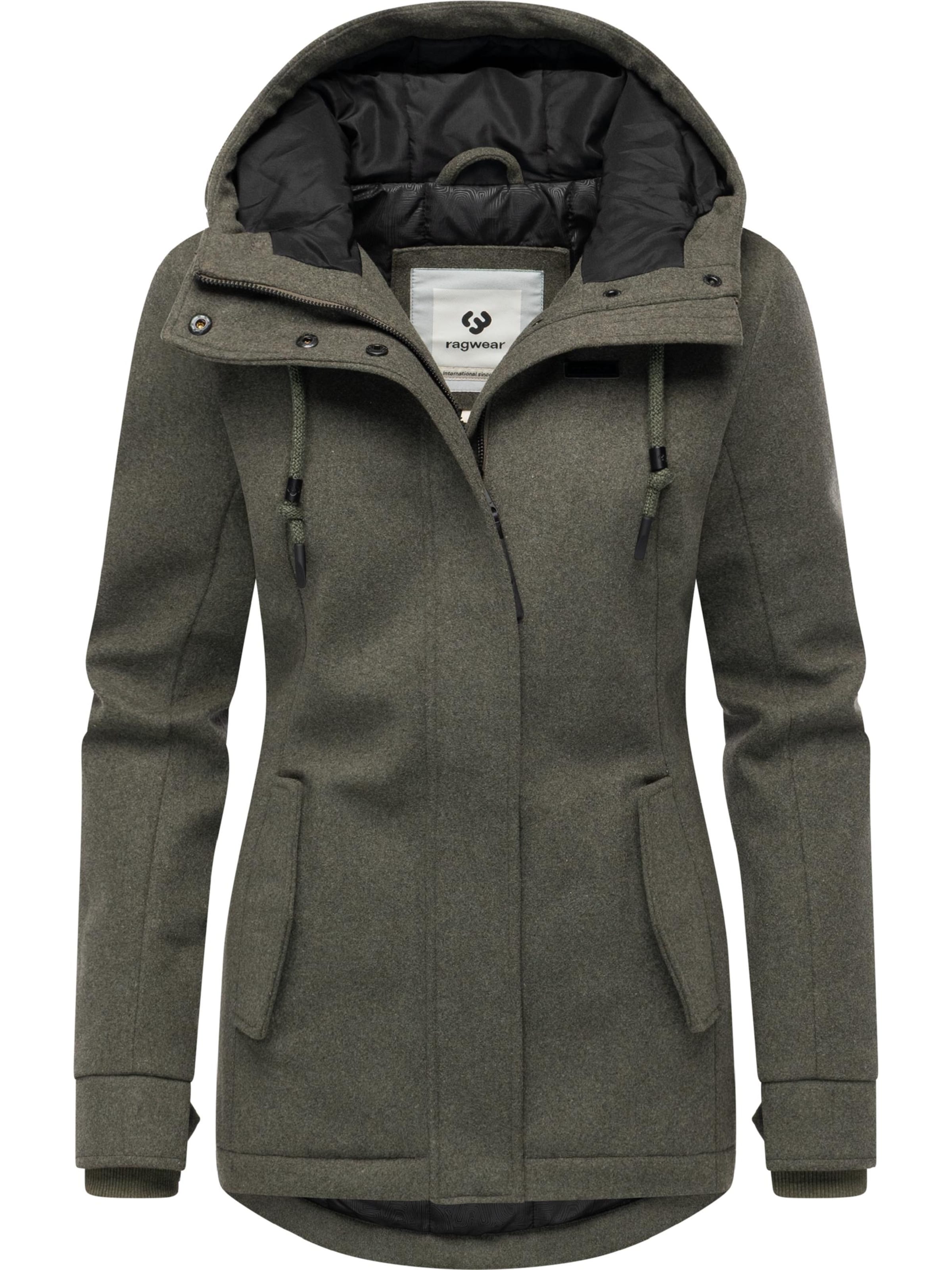 Ragwear Between-season jacket 'Monadde' in Green