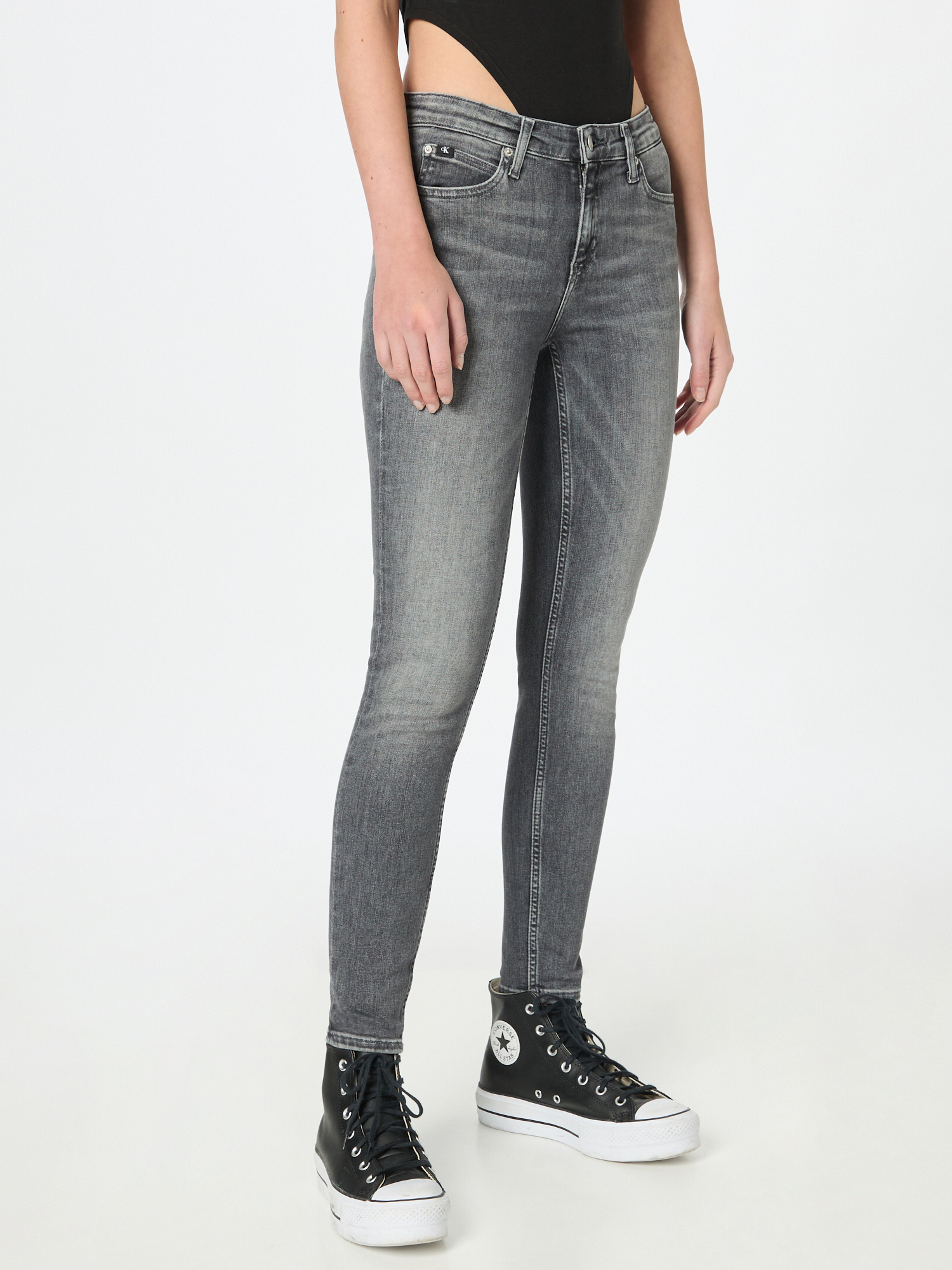 pSo5R Donna Calvin Klein Jeans Jeans in Grigio 