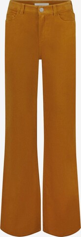 évasé Pantalon Fabienne Chapot en marron : devant