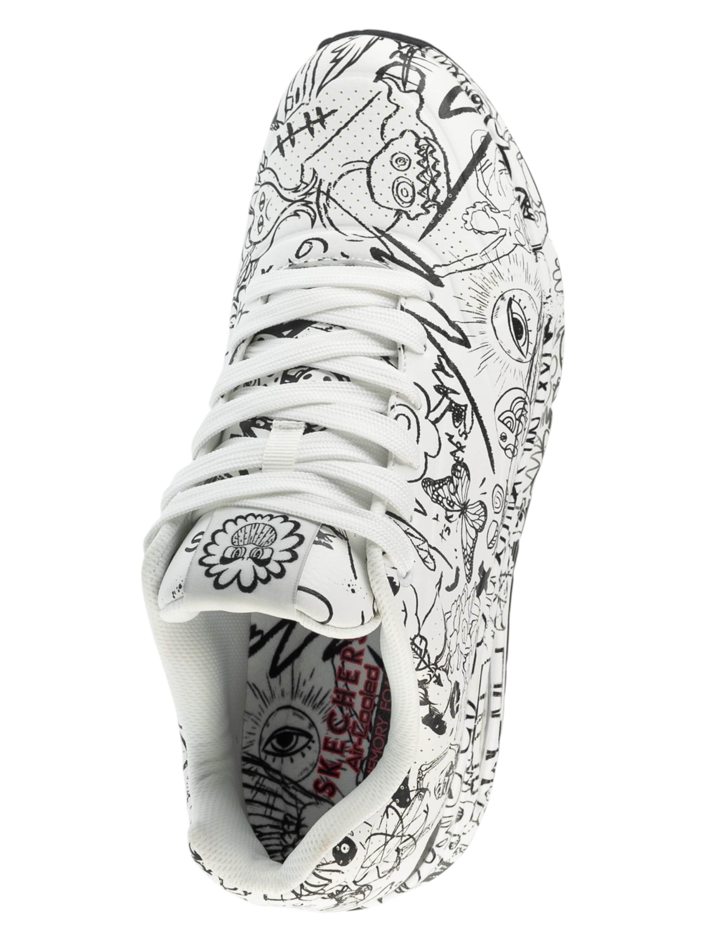 Baskets basses 'Skechers Uno - Process Sketch' SKECHERS en blanc