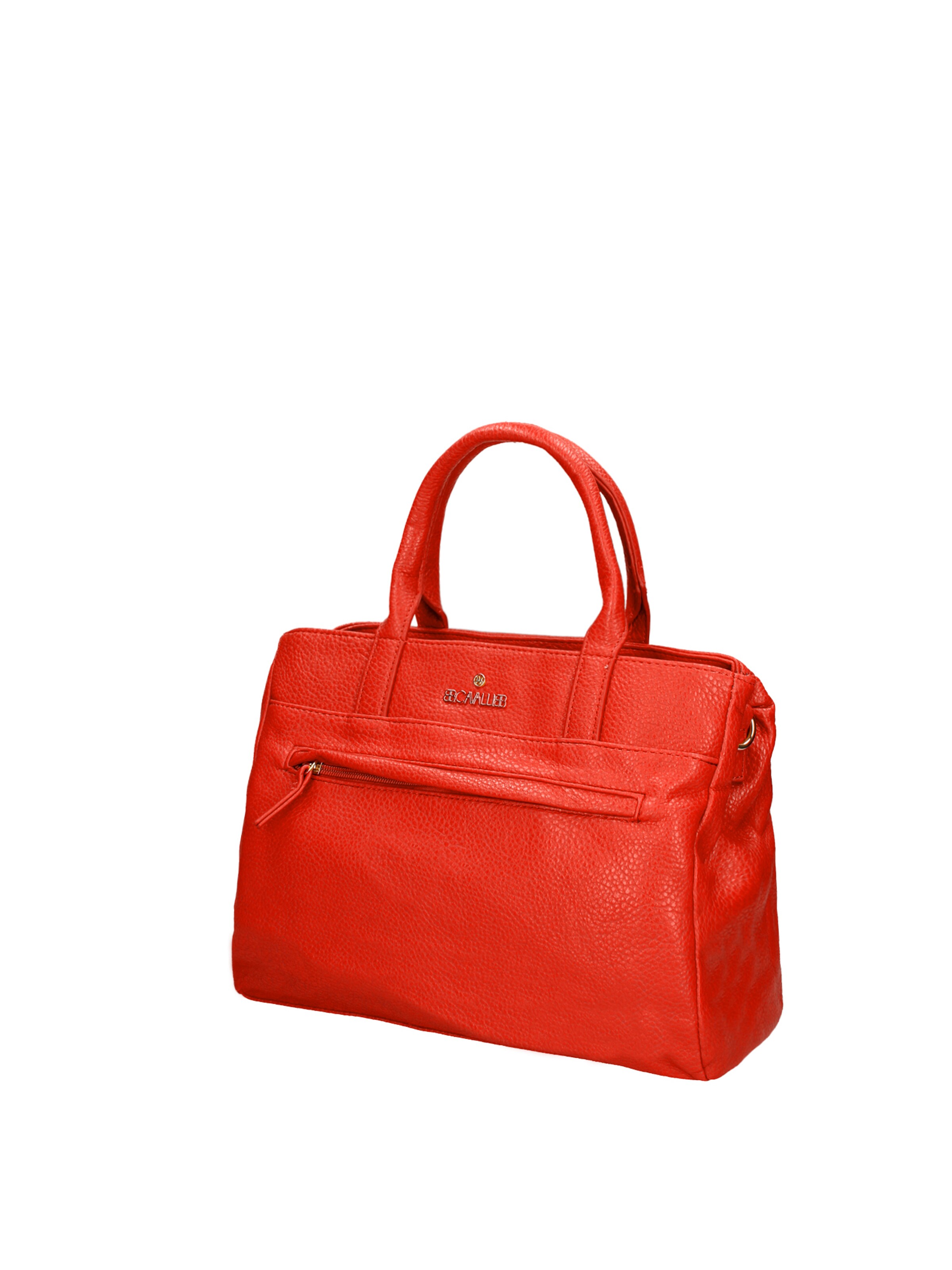 Borsa a mano 'Borsa a Mano Donna B Cavalli Ecopelle Zip - 30x22x10 cm' di B. Cavalli in rosso