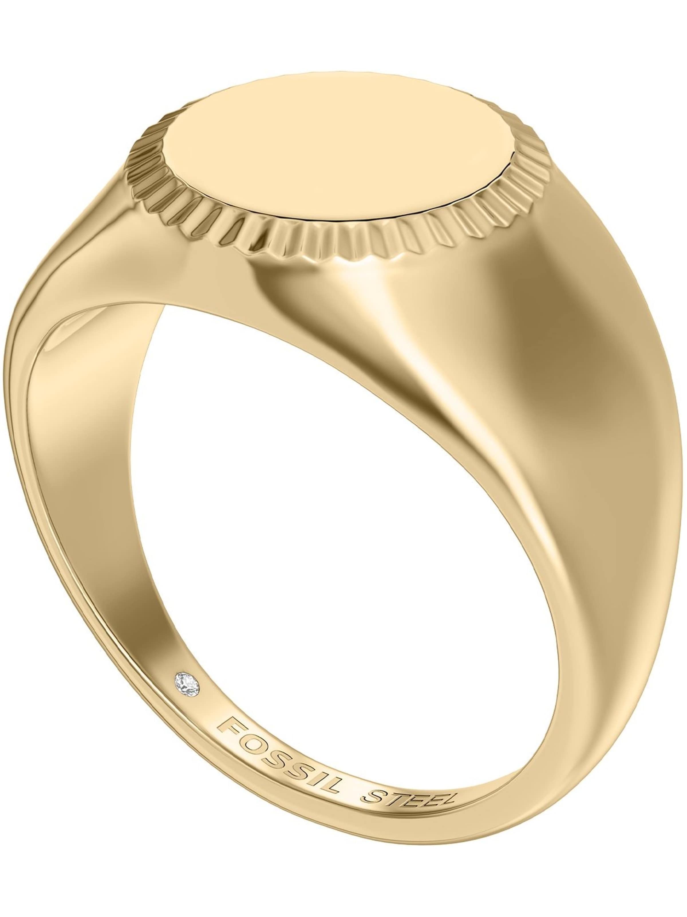 FOSSIL Ring in 44 in gold, Produktansicht
