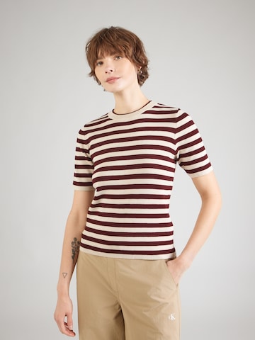 OBJECT Pullover 'OBJESTER' in Beige: Vorderseite