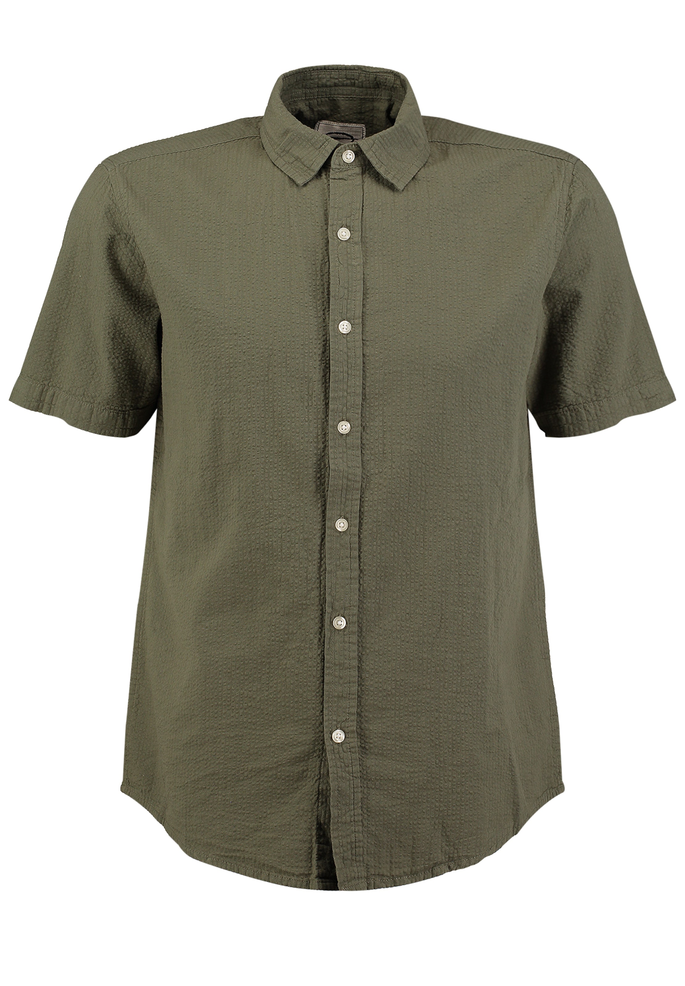 Key Largo Regular fit Риза 'Seaside' в зелено: отпред