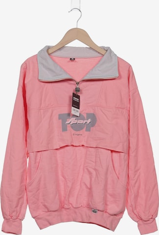 Trigema Sweatshirt & Zip-Up Hoodie in M in Pink: front
