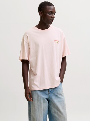 JACK & JONES Póló 'JORPOST' - rózsaszín
