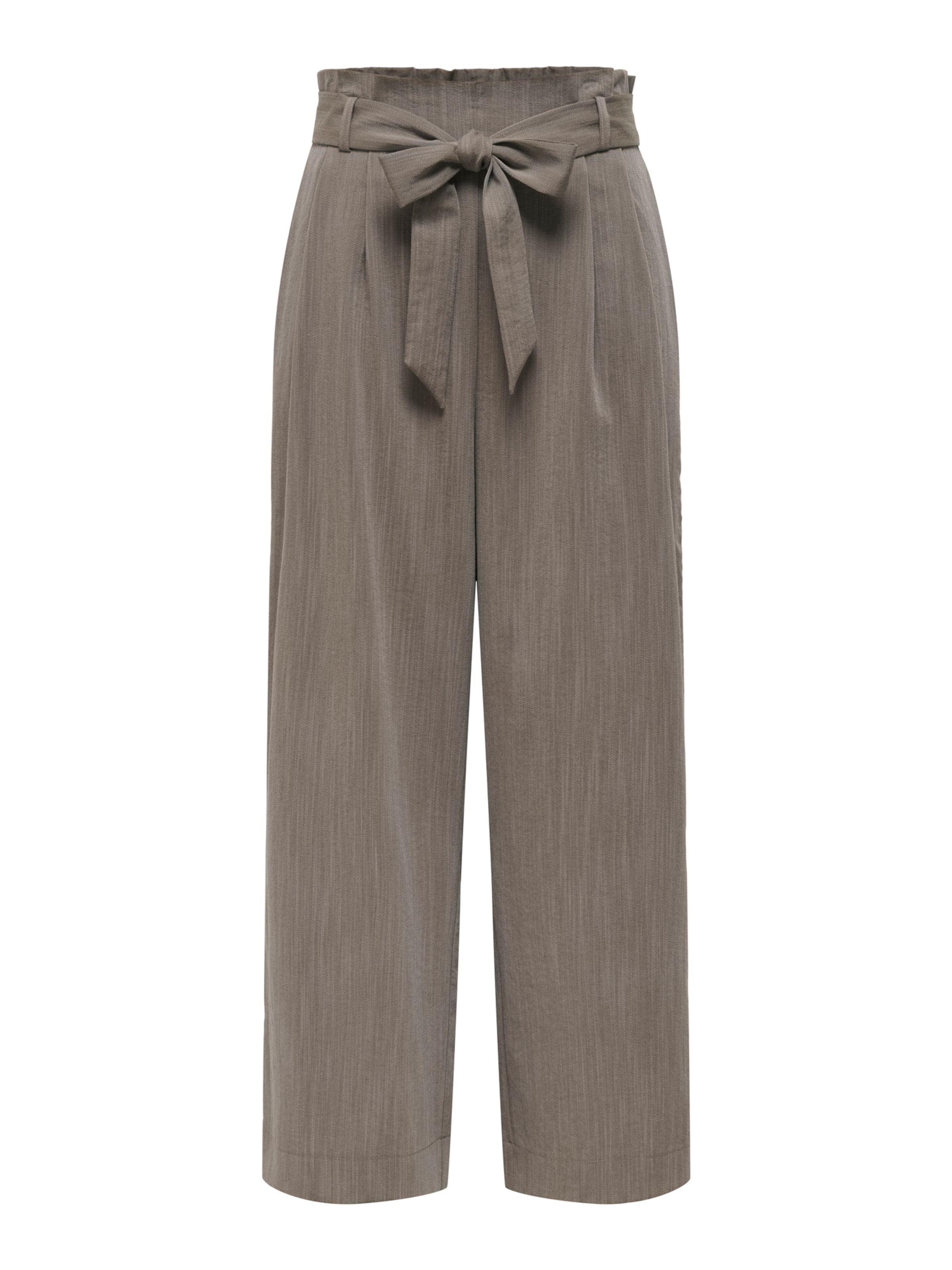 ONLY Pleat-Front Pants 'ONLMARSA' in Brown: front
