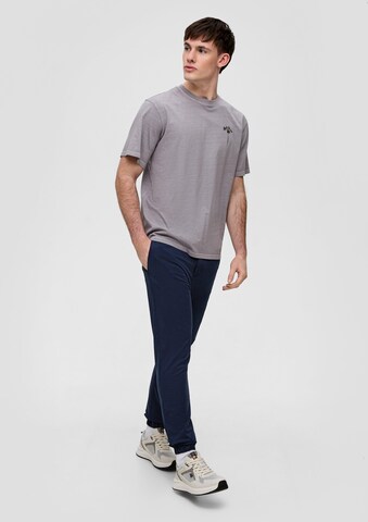 QS Tapered Broek in Blauw