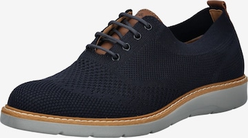 Scarpa stringata sportiva di IGI&CO in blu: frontale