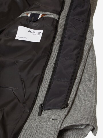 SELECTED HOMME Between-Seasons Coat 'Joseph' in Grey