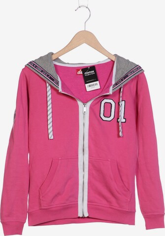 Derbe Sweatshirt & Zip-Up Hoodie in S in Pink: front
