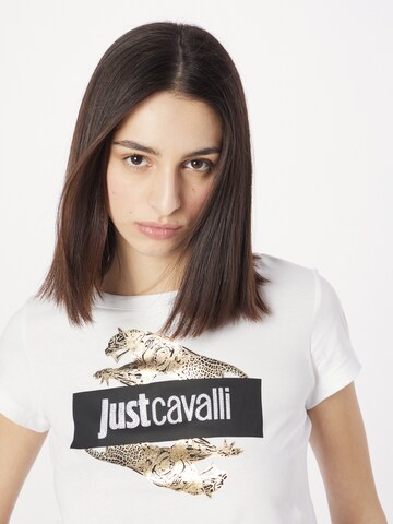 Tricou de la Just Cavalli pe alb