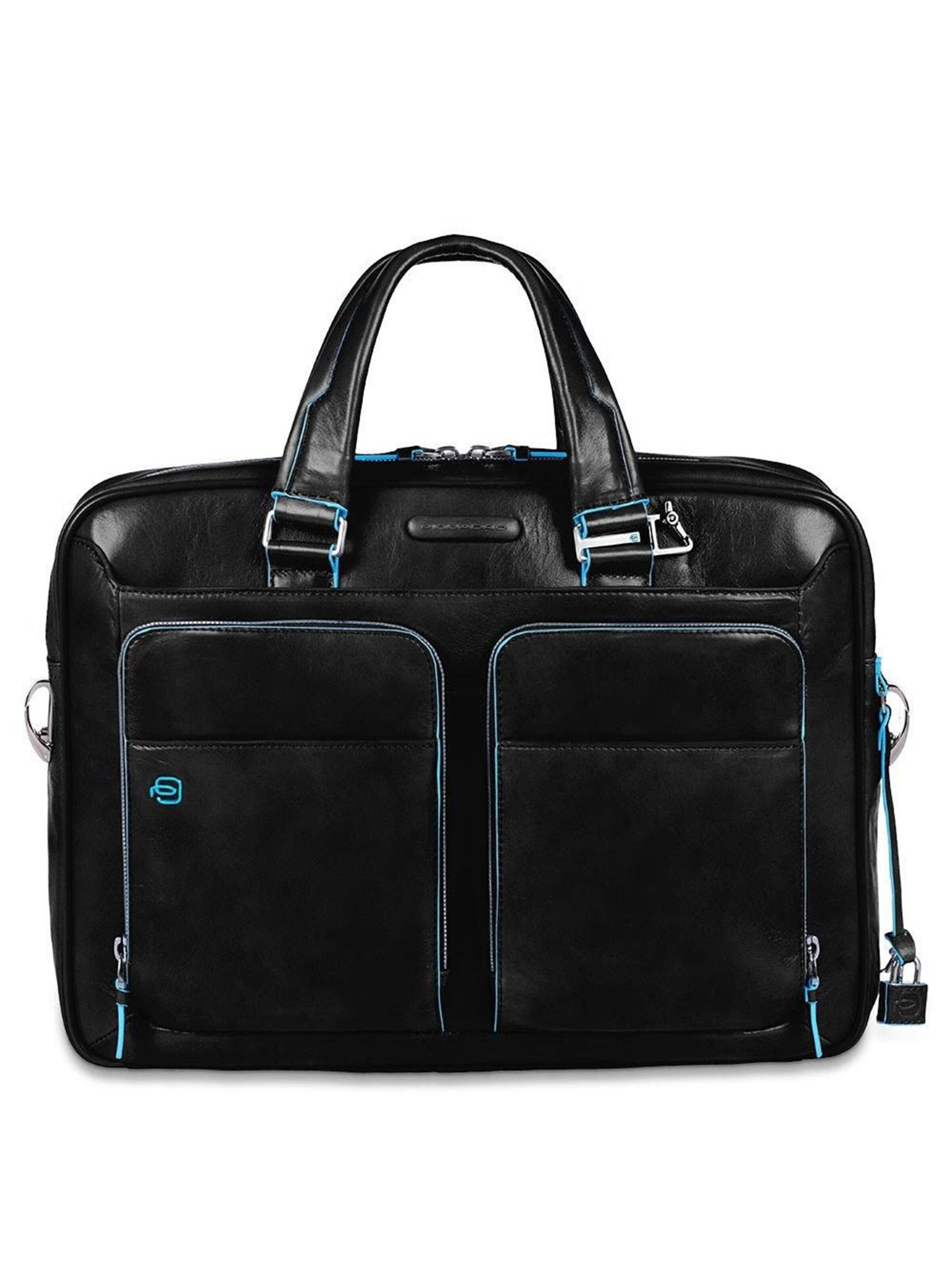 Piquadro - Bolsa para cámara en negro: frente