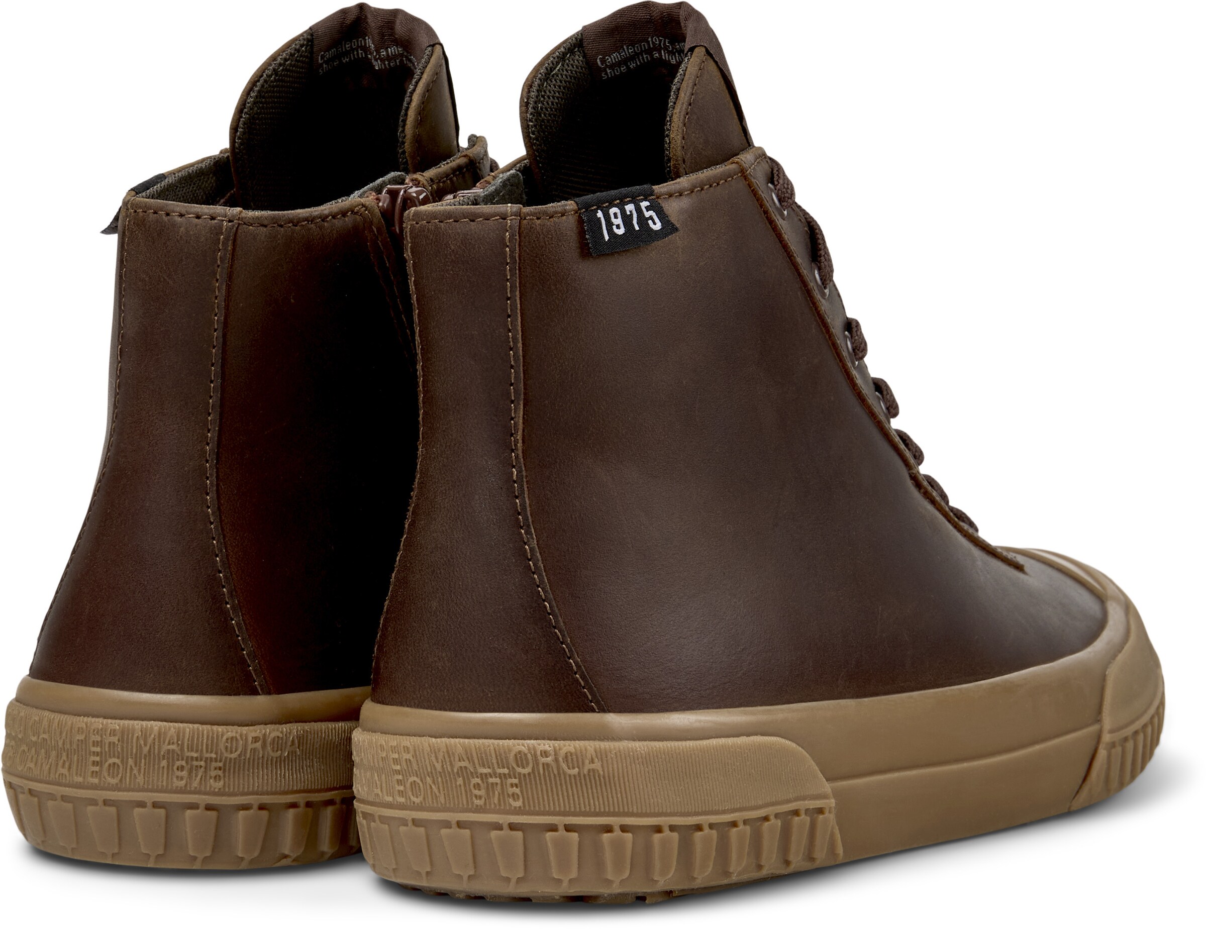 Sneaker alta 'Camaleon 1975' di CAMPER in marrone