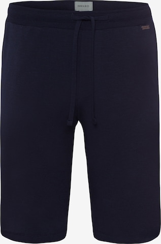 Pantalon de pyjama 'Casuals' Hanro en bleu : devant