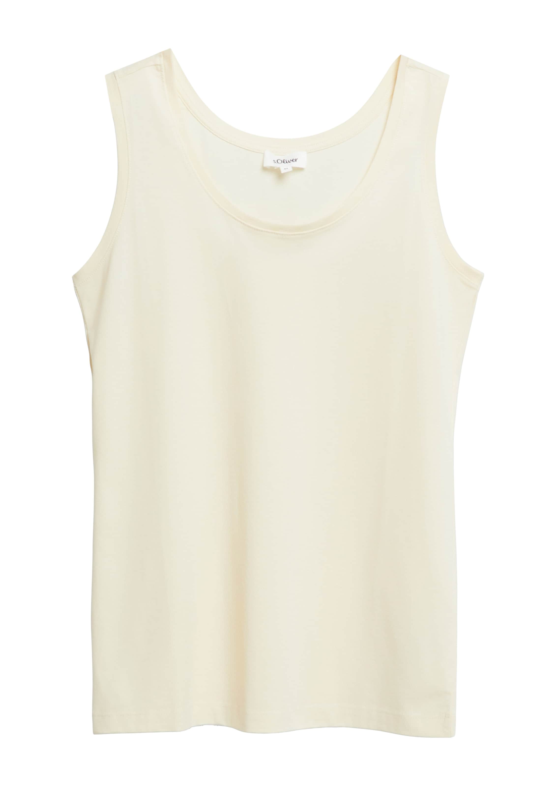 s.Oliver Shirt in Beige: front