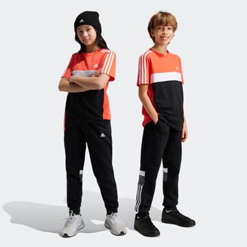 ADIDAS SPORTSWEAR Tapered Sportbroek 'Tiberio' in Zwart