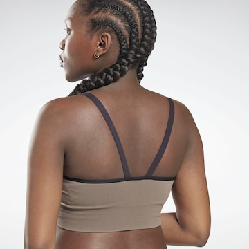 Reebok - Bustier Sujetador deportivo en gris