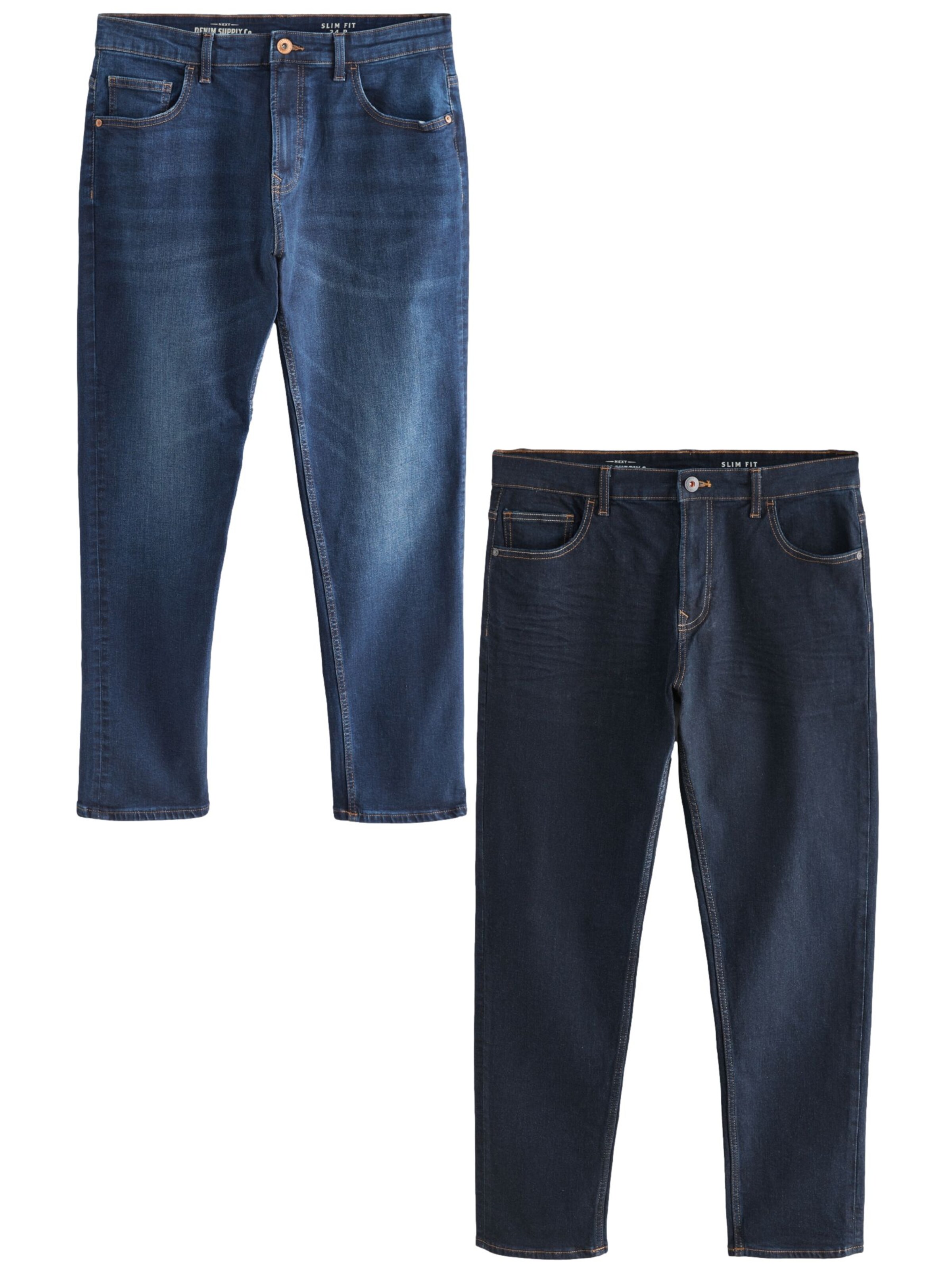 Next Regular Jeans in Blue: front