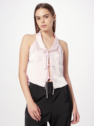 VERO MODA Blouse 'FELICIA' in Roze: voorkant