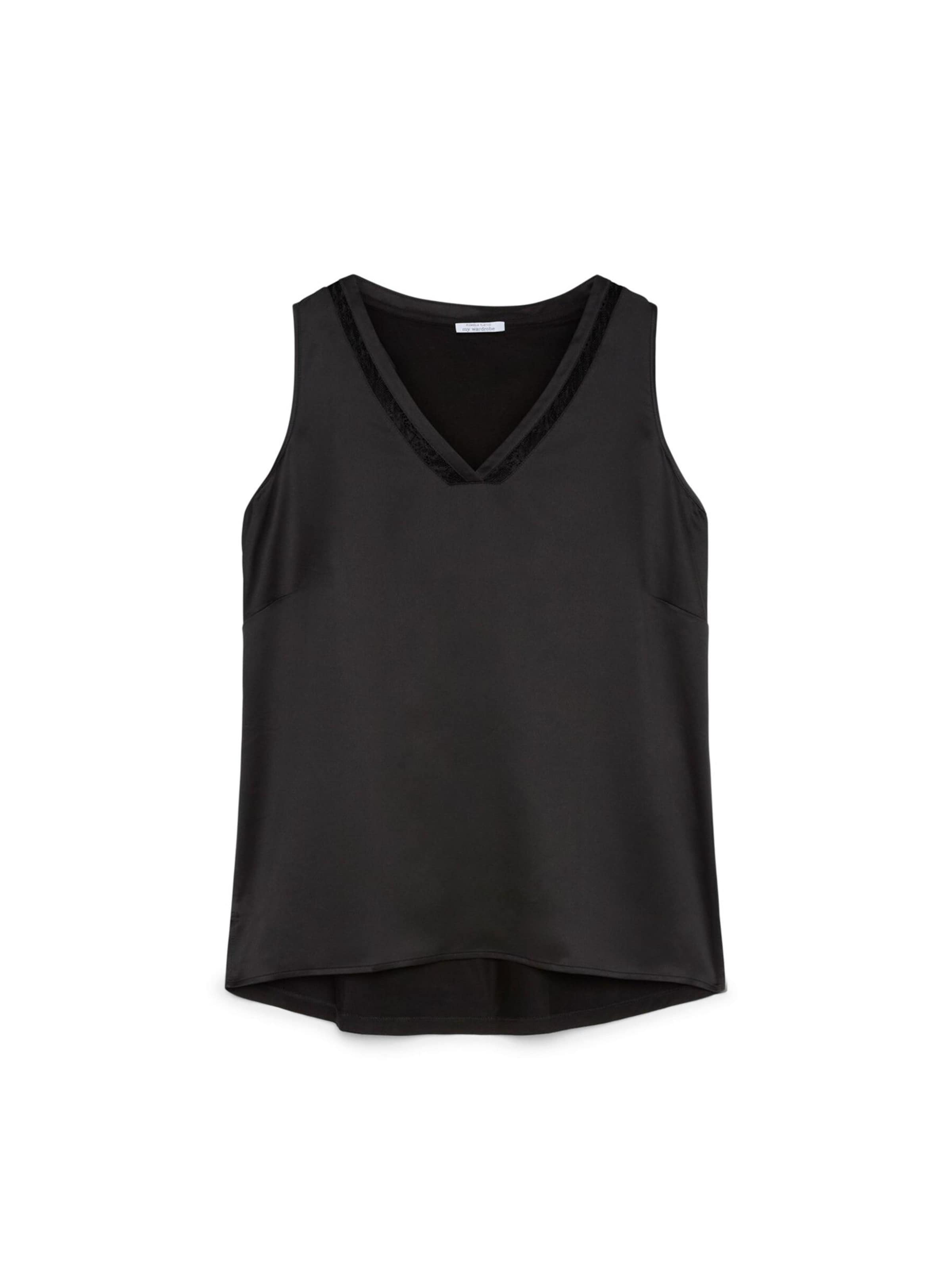 Fiorella Rubino Top in Zwart: voorkant