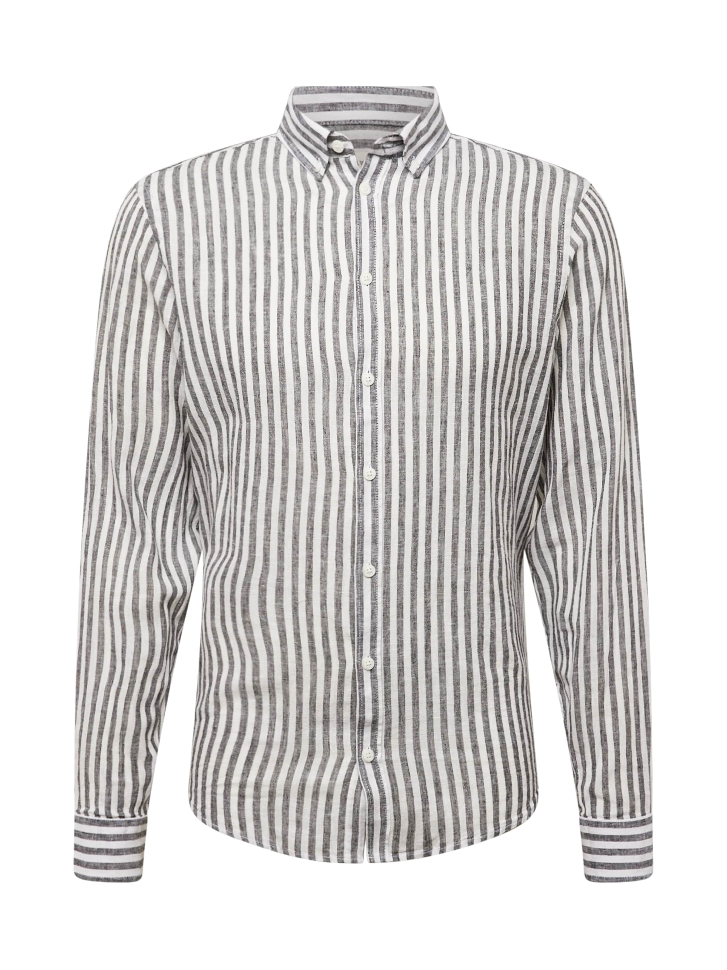 Casual Friday - Regular Fit Camisa 'Anton' em cinzento: frente