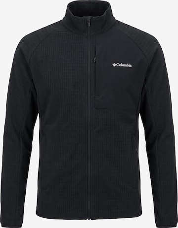 COLUMBIA - Chaqueta polar funcional 'Superior Summit' en negro: frente