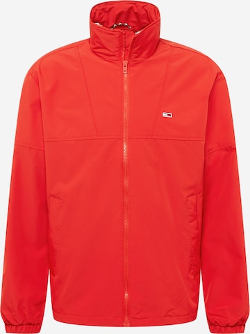 Tommy Jeans Between-Season Jacket in Red: front