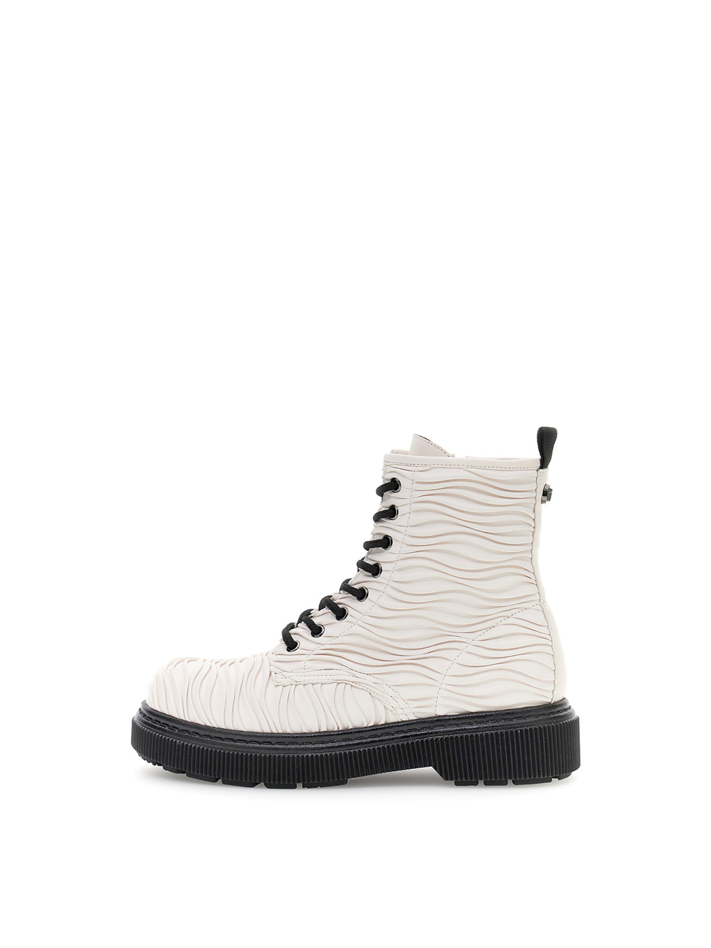 Stivaletto stringato di CAFè NOIR in bianco: frontale