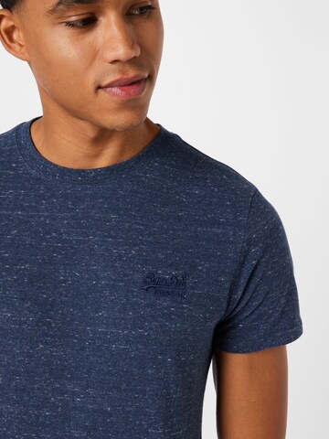 T-Shirt 'Essential' Superdry en bleu