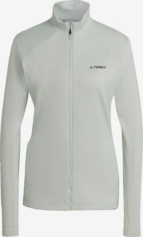 adidas Terrex Athletic Jacket 'Multi Primegreen' in White: front