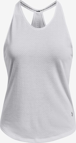 UNDER ARMOUR Sports Top in White: front