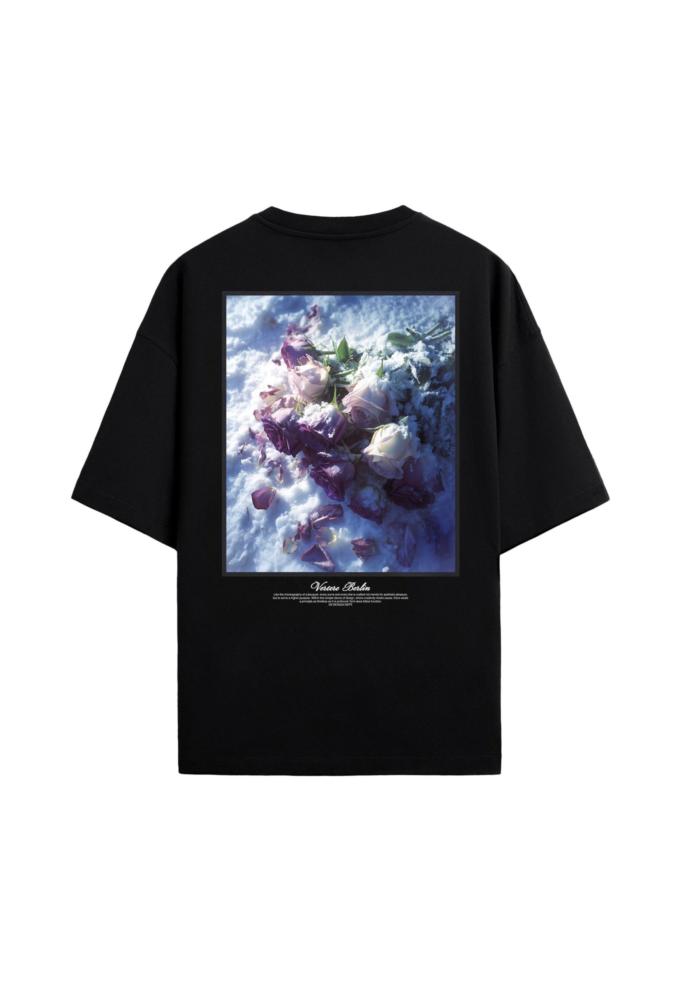 Vertere Berlin Shirt 'FROZEN DREAMS' in Black: back